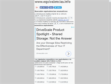 Tablet Screenshot of equivalencias.info
